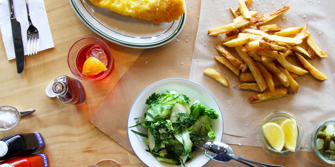 Classic choices with new-school flair – Ol' School brings quality fish and chips (and truffle chip butties) to South Brisbane