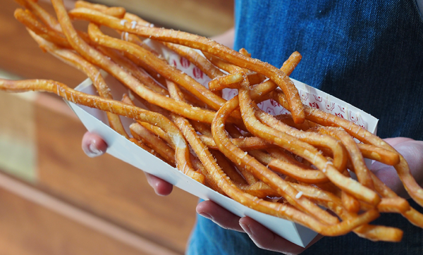 Not-so-small fry – Harajuku Gyoza now serves up foot-long fries