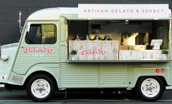 Taste the sweetness from Brisbane’s new mobile dessert dispensary Gelato à go-go