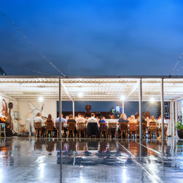 Feast and frolic under the stars at Peters Rooftop in West Village