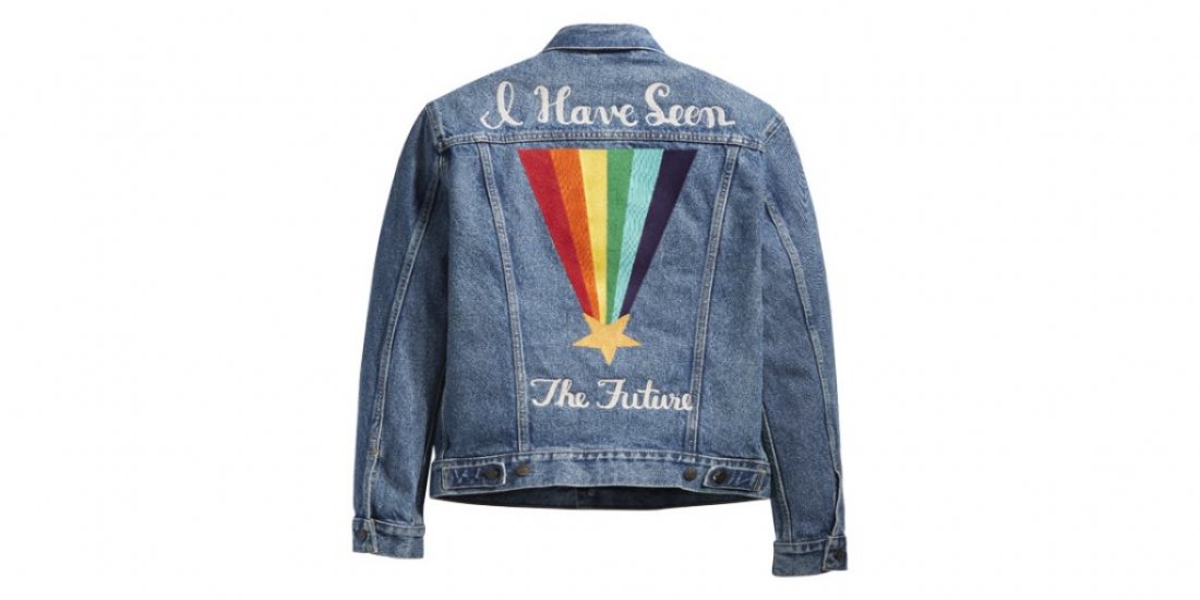 levi's rainbow jacket