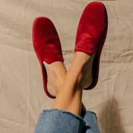 Inside and out – the chic slippers you can wear anywhere (even the pub)