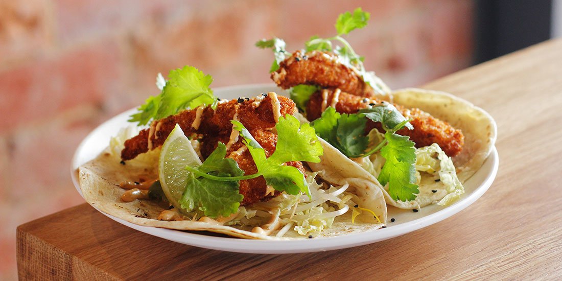 Crispy fish tacos