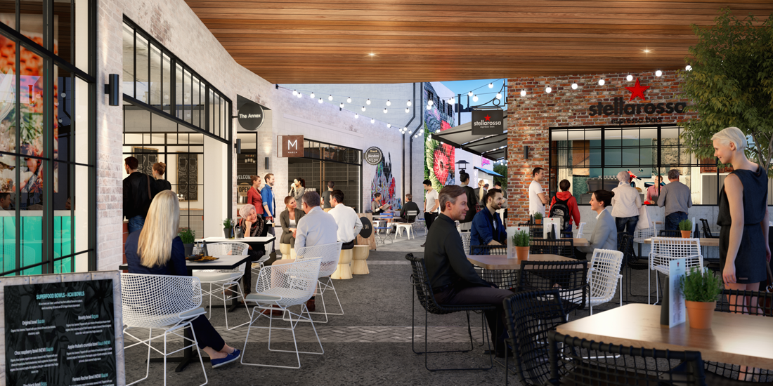 Suburban laneway set for a sprucing with the arrival of Everton Plaza's new dining precinct