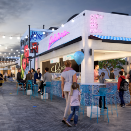 Suburban laneway set for a sprucing with the arrival of Everton Plaza's new dining precinct