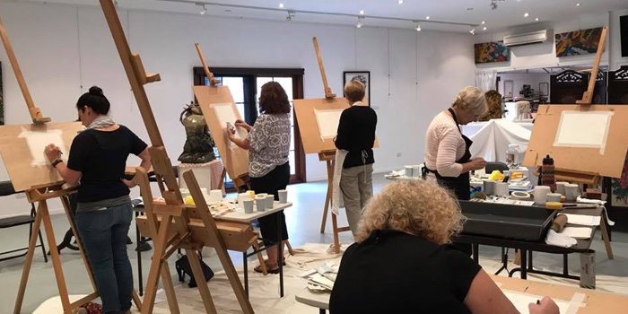 Dine & Draw at ArtWorld Studio