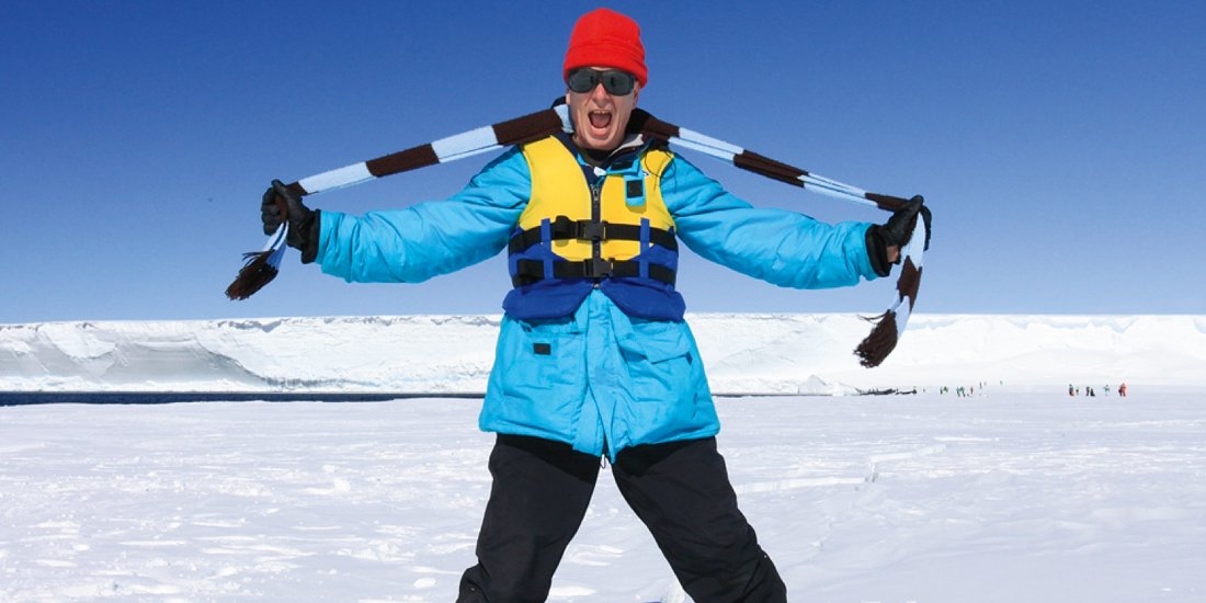 Feed your curiosity and cruise the Antarctic with Dr Karl