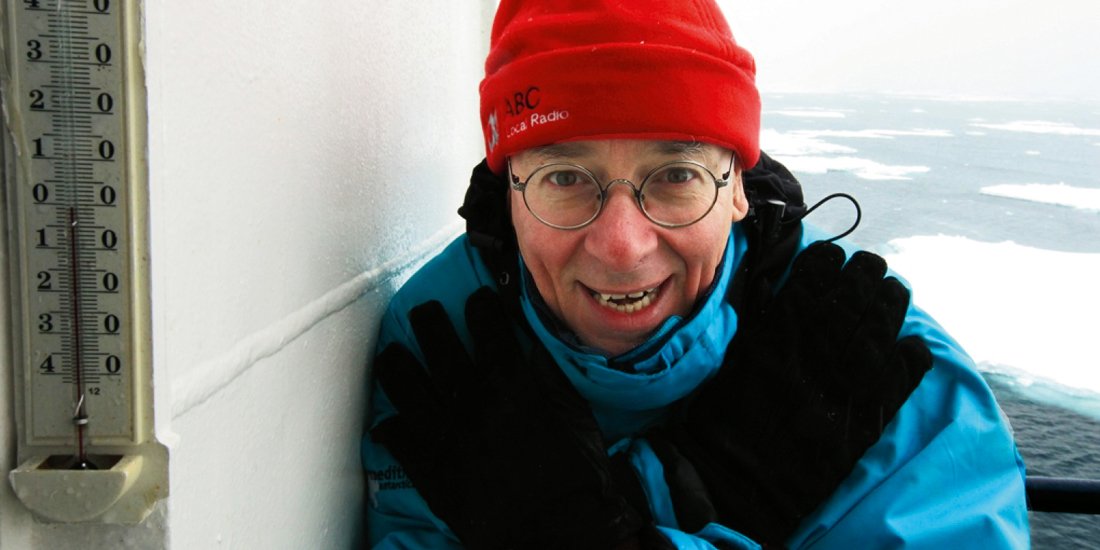 Feed your curiosity and cruise the Antarctic with Dr Karl