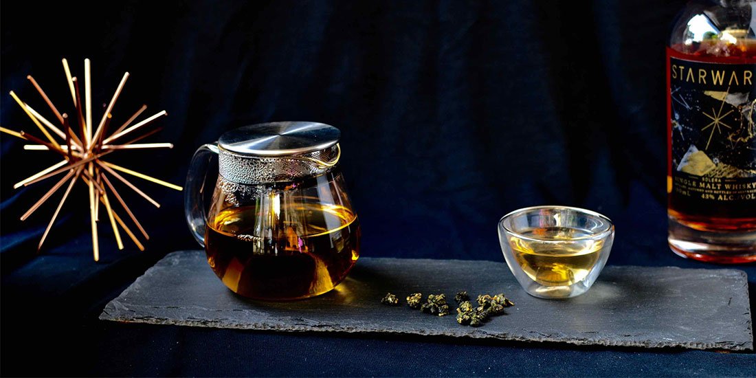 Add some kick to your cuppa with whisky-infused tea from the Old Barrel Tea Co.