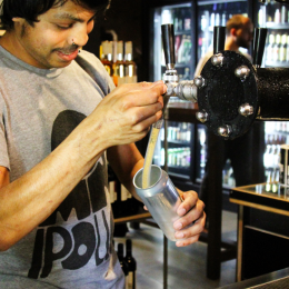 Froth on Brewski's new drink-in bottle shop My Beer Dealer