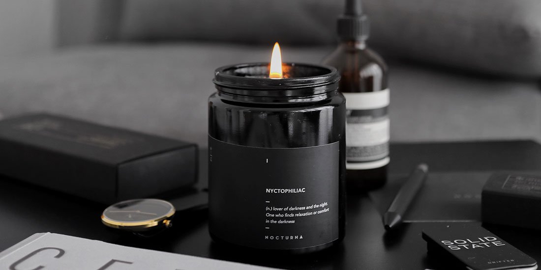 Illuminate your dark side with cruelty free Nocturna candles