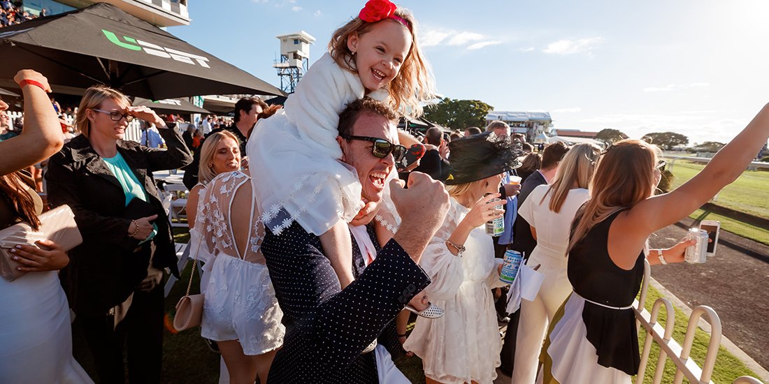 Ring in the silly season with trackside action and free family-friendly fun at this festive race day