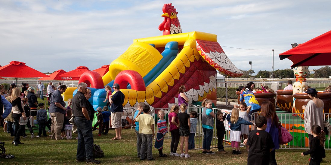 Ring in the silly season with trackside action and free family-friendly fun at this festive race day