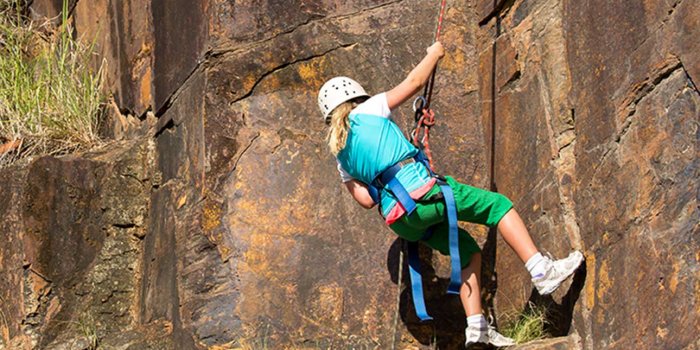 Rock climbing