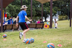 Fun soccer afternoon