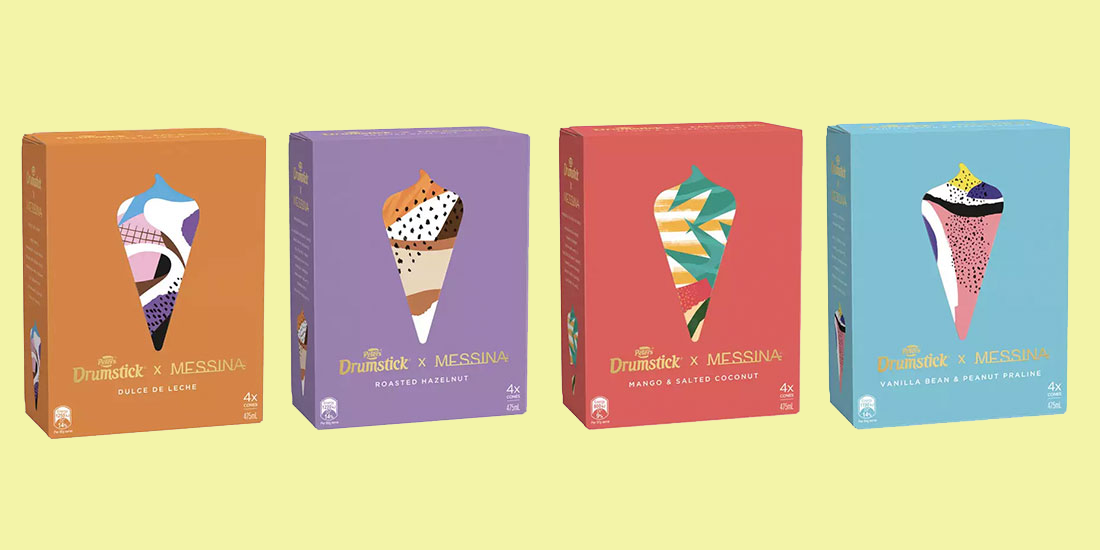 Gelato Messina and Peters Drumstick converge to create the perfect cone
