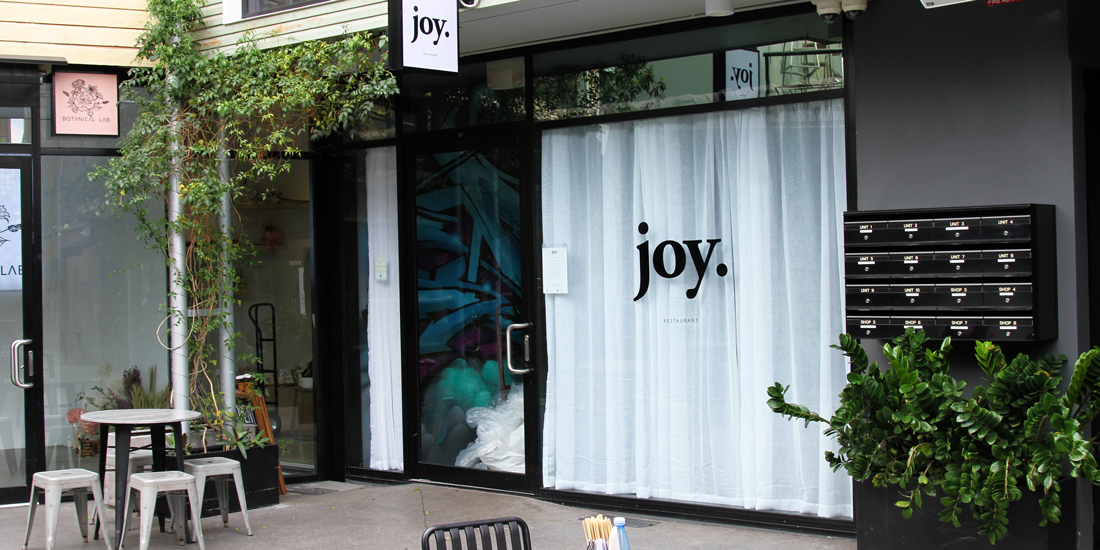 joy. restaurant brings Japanese and Nordic-inspired fare and intimate vibes to Bakery Lane