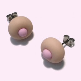 KITSU honours brilliant bosoms with a playful range of clay jewellery