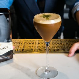 Eyes open – Mr Black takes over The Gresham for a one-off night of coffee cocktail magic