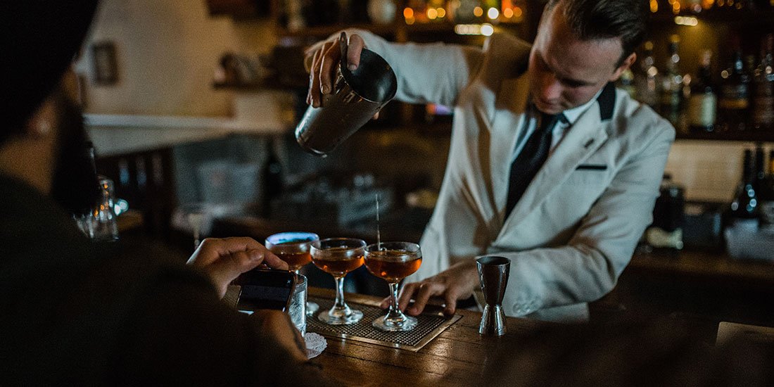 Eyes open – Mr Black takes over The Gresham for a one-off night of coffee cocktail magic