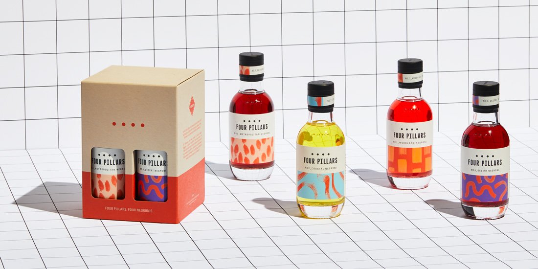 Say cheers to Italian cocktail history with limited-edition Four Pillars Four Negronis