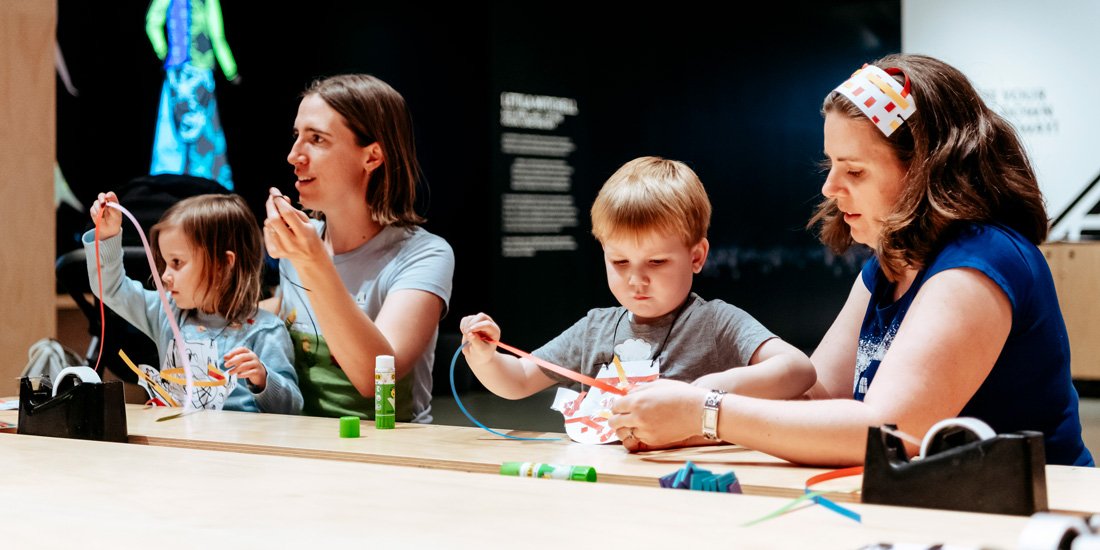 Let your littles get hands-on with Island Fashion at QAGOMA