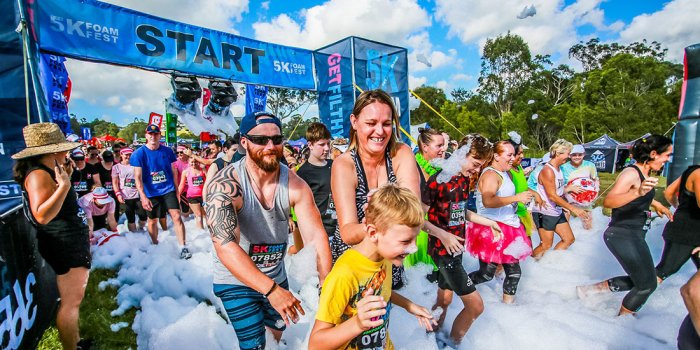 5k Foam Fest fun run