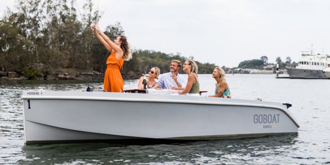 Ahoy, mates! Eco-friendly electric picnic boats by GoBoat are setting sail on the Gold Coast