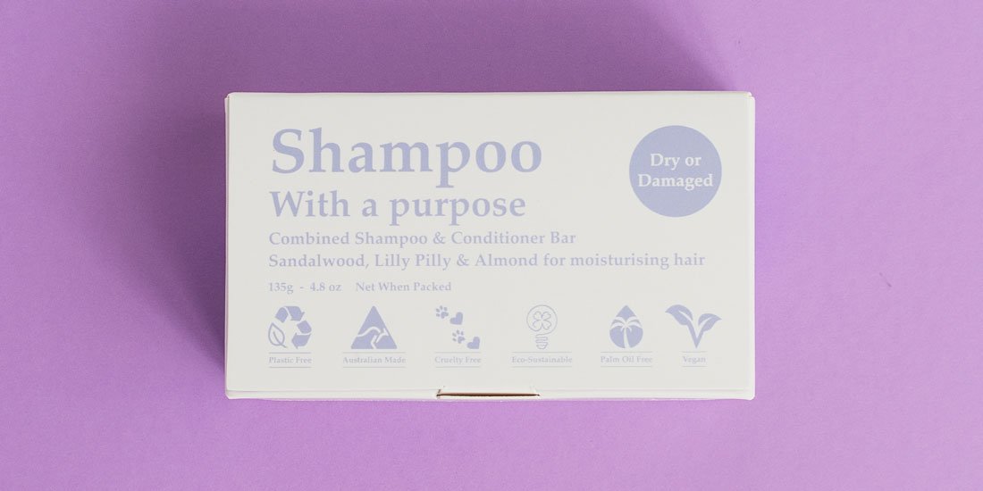 Ditch the plastic and lather up with a bar of Shampoo With A Purpose