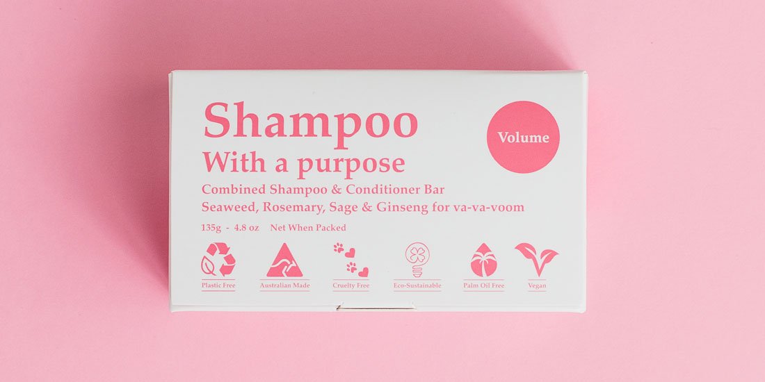 Ditch the plastic and lather up with a bar of Shampoo With A Purpose