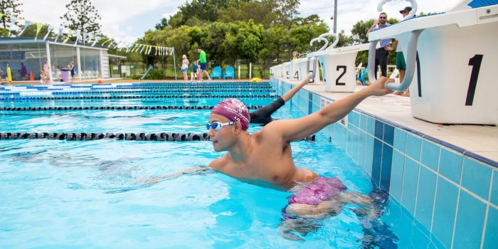 Empowering adult swimming and water safety class