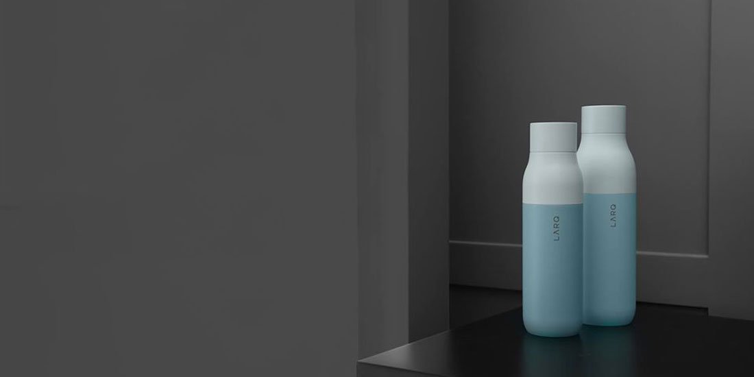 Sip brilliantly with LARQ's self-cleaning water bottle