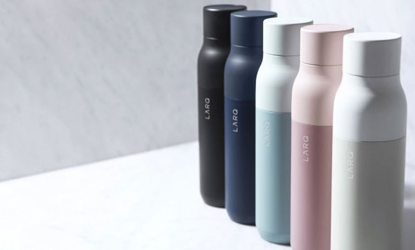 Sip brilliantly with LARQ's self-cleaning water bottle