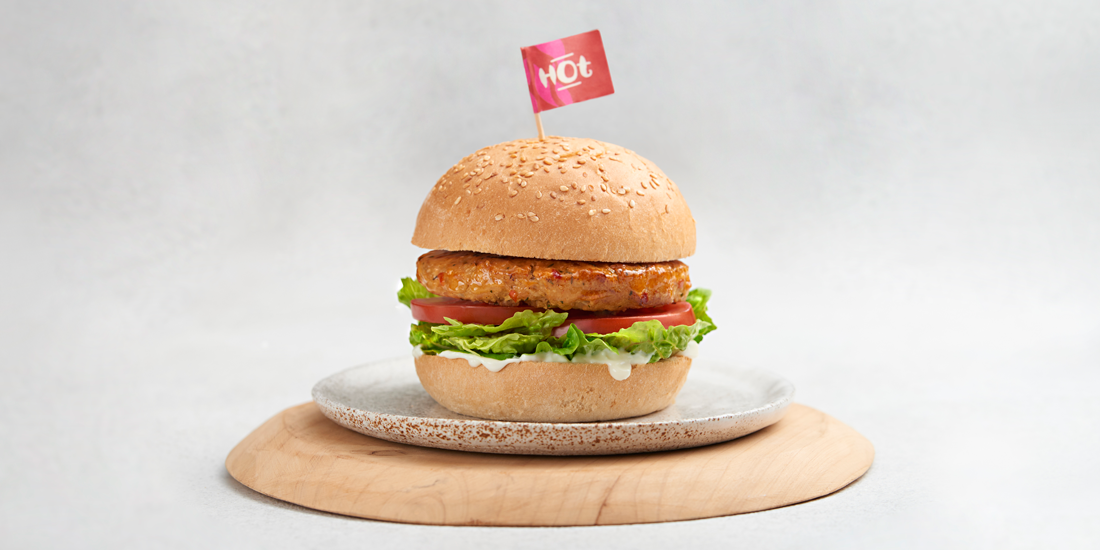 Wrap your mitts around the spicy new plant-based burg from Nando's