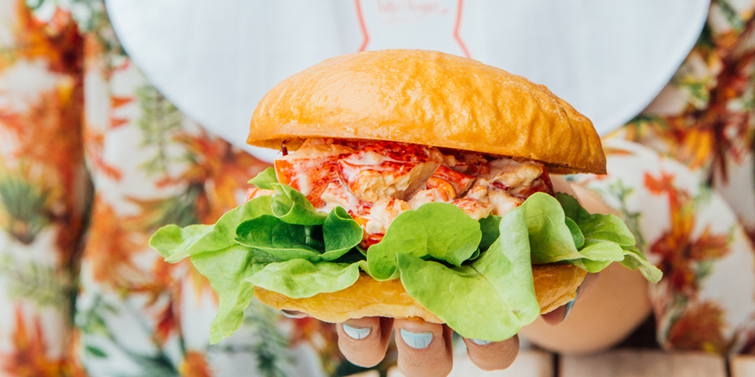 A delicious combo of carbs and crustacean – the Betty's Burgers Lobster Roll is back!