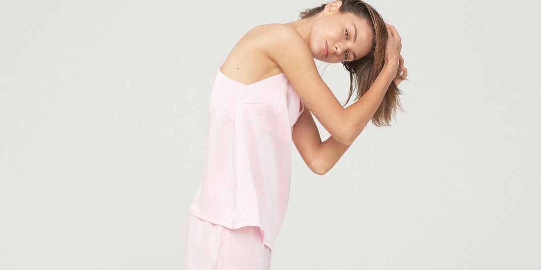 Lounge in luxury with silk sleepwear from Maison Essentiele