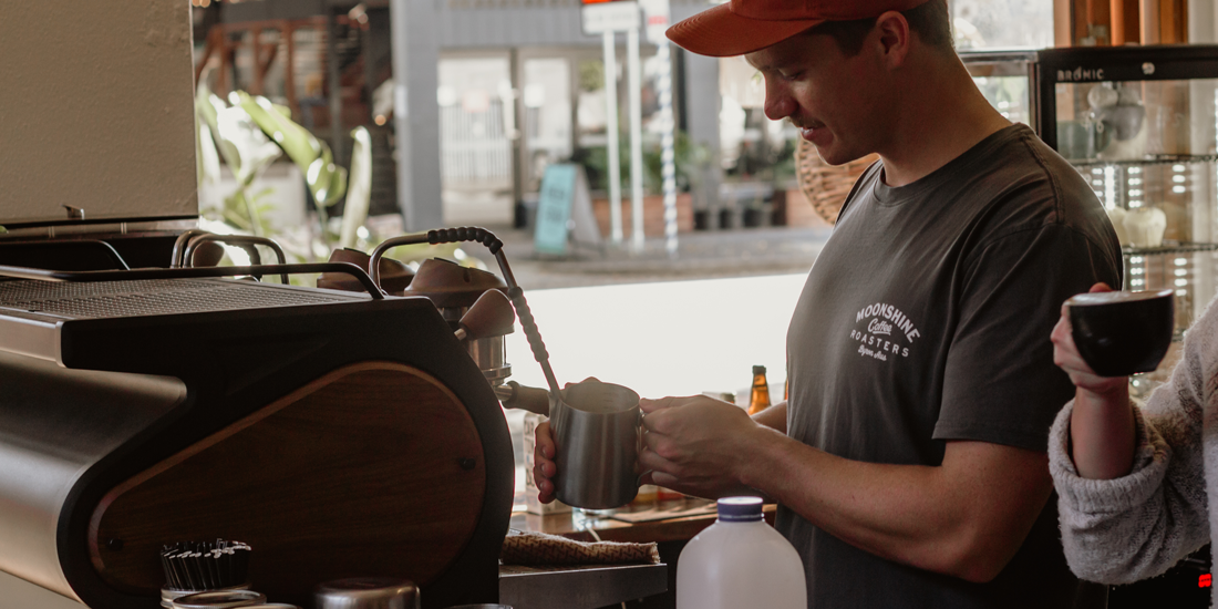 Byron-born caffeine crew Moonshine Coffee opens its first Brisbane joint in Kangaroo Point