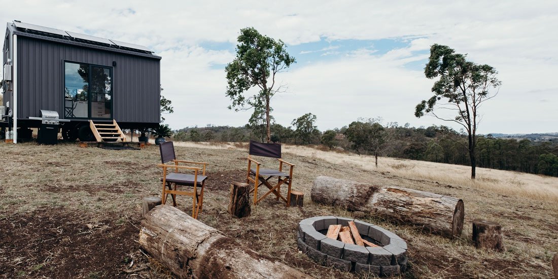 Go off-grid in your very own tiny holiday house just 2.5-hours out of Brisbane