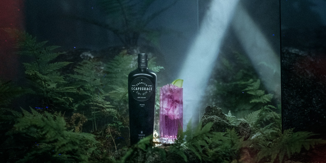 Live out your goth dreams with this colour-changing black gin