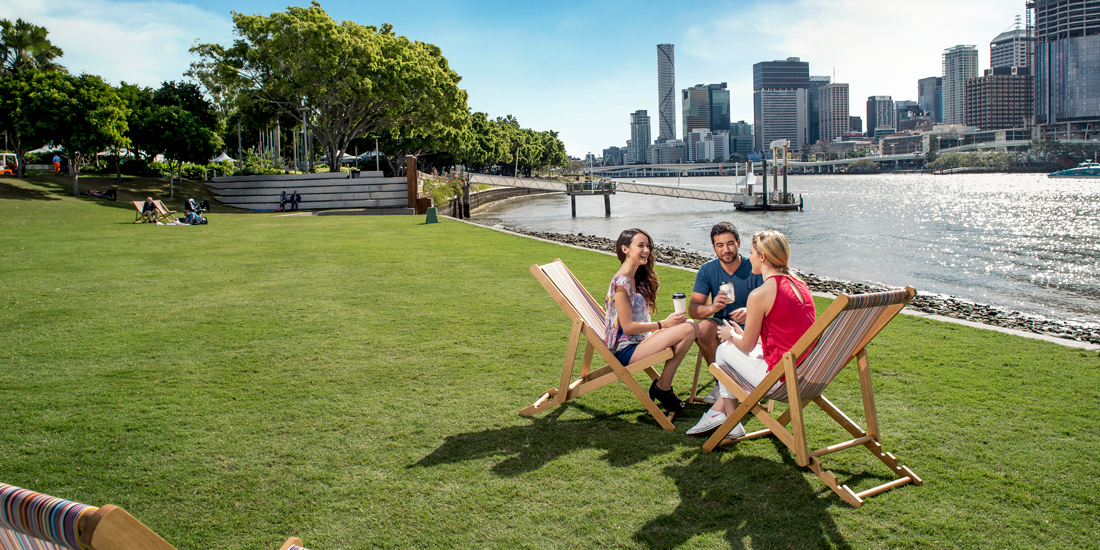 Real snow, baby yoga and picturesque picnics – South Bank Parklands has transformed into a fun-filled winter wonderland