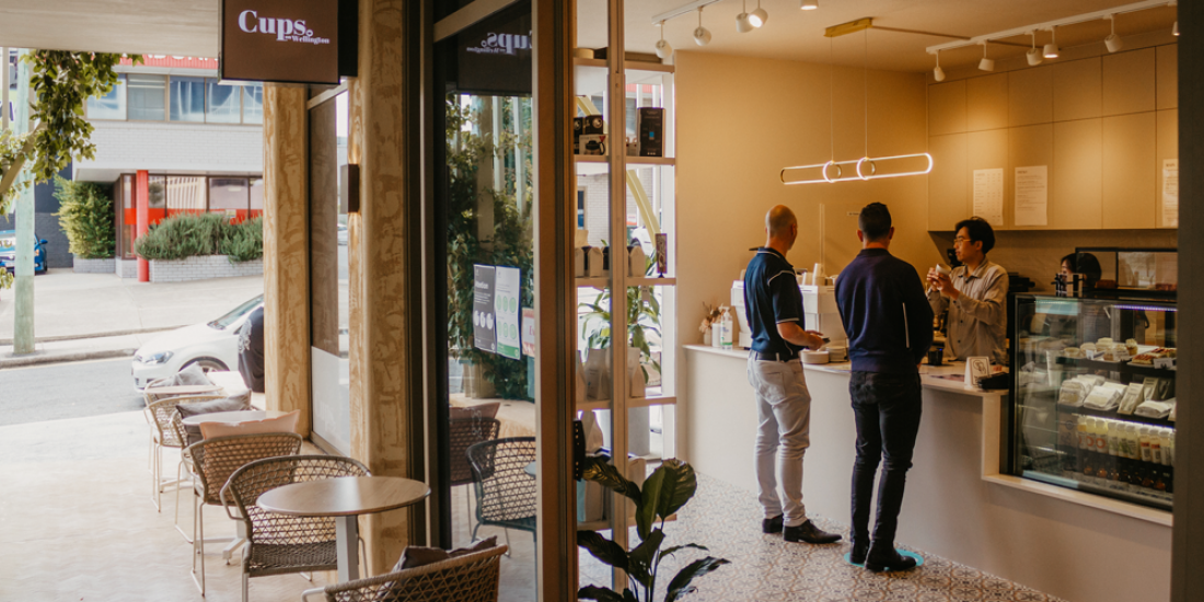 Cups on Wellington brings a splash of colourful (and caffeinated) charm to East Brisbane