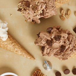 Gelatissimo has concocted an American-inspired gelato range featuring Reese’s and Hershey’s Chocolate