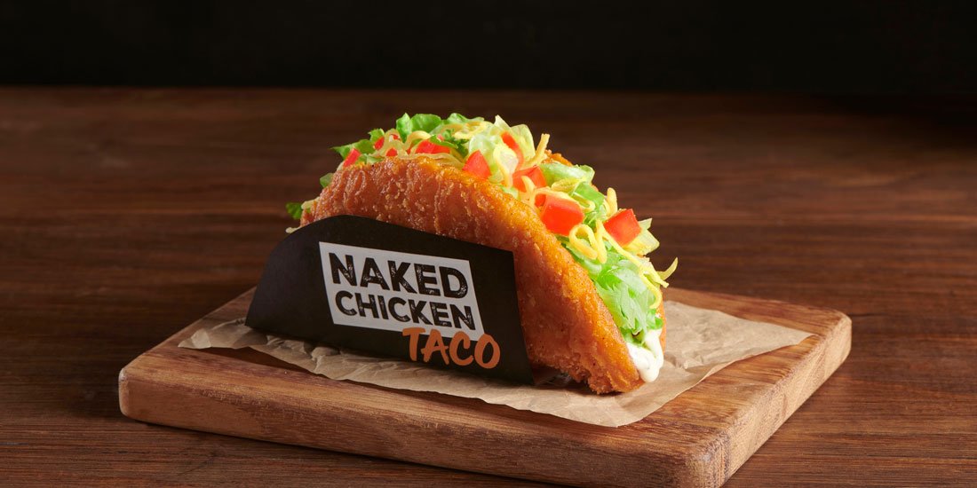 Taco Bell has flipped out and created fried chicken taco shells