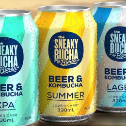 The Sneaky Bucha of Byron combines the goodness of kombucha with the greatness of beer