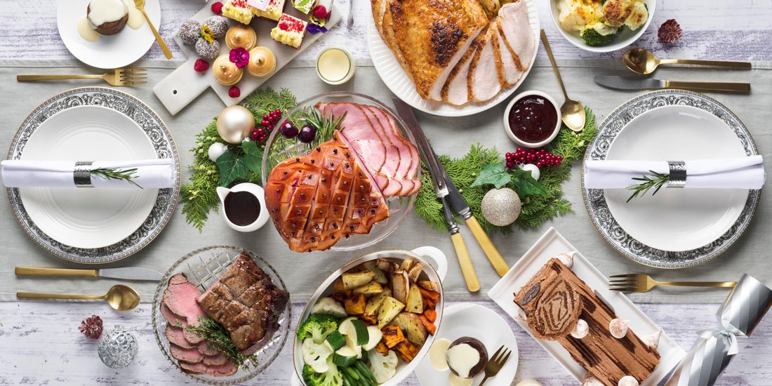From fancy feasts to the finest at-home spreads – Treasury Brisbane has all of your festive dining covered (yule log included)