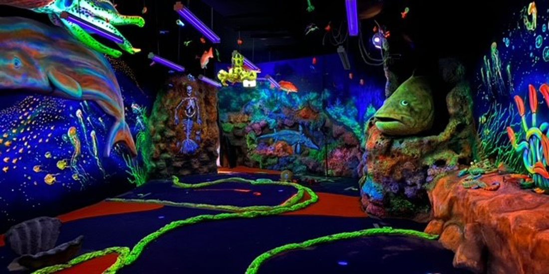 Score a hole-in-one at Redcliffe's new underwater entertainment oasis Undersea Putt & Play