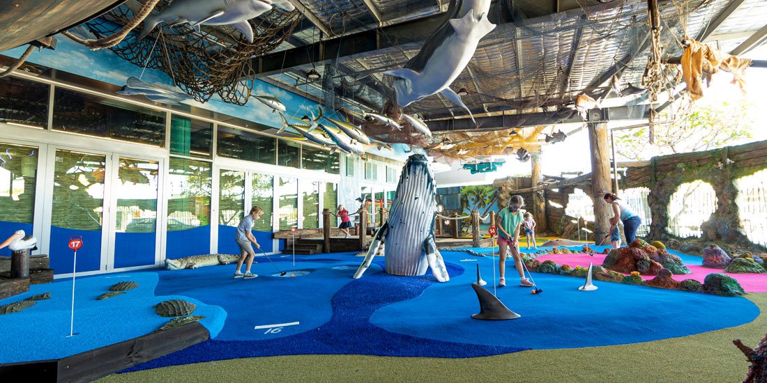 Score a hole-in-one at Redcliffe's new underwater entertainment oasis Undersea Putt & Play