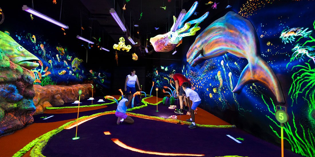 Score a hole-in-one at Redcliffe's new underwater entertainment oasis Undersea Putt & Play