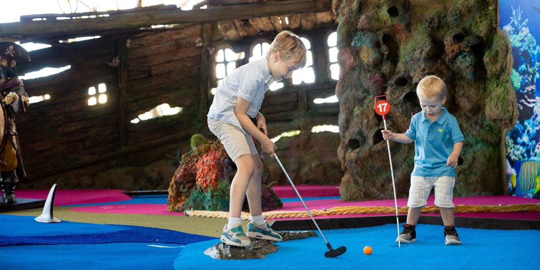 Score a hole-in-one at Redcliffe's new underwater entertainment oasis Undersea Putt & Play