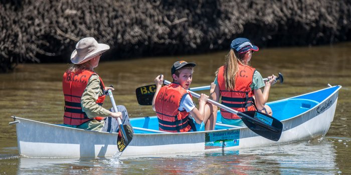 Clean Up Australia Day paddle